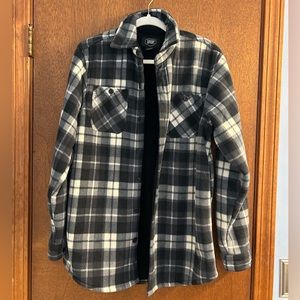 Berkley Jensen Plaid Fleece Sherpa Jacket